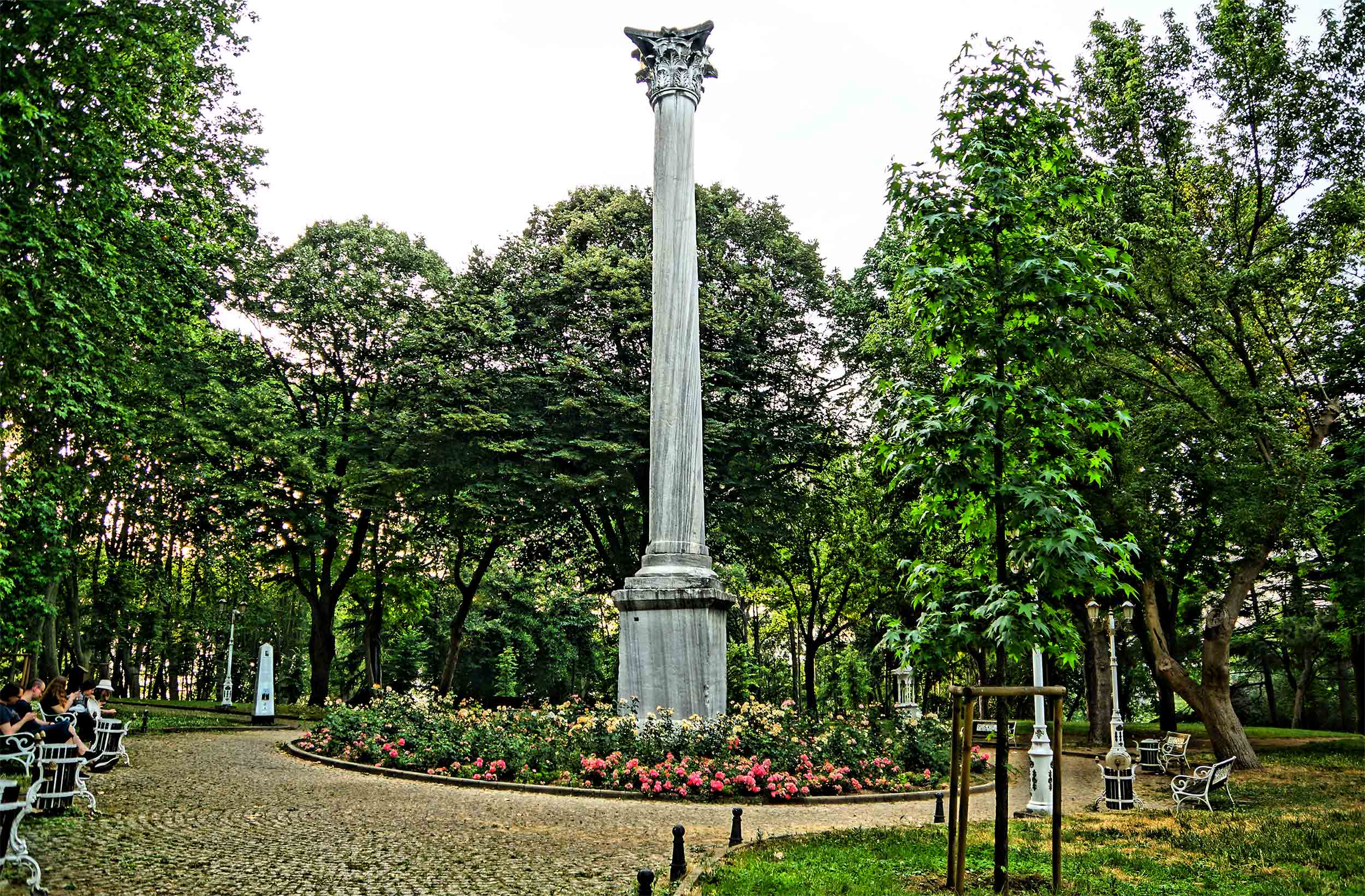 Column of the Goths in Gülhane Park in Istanbul