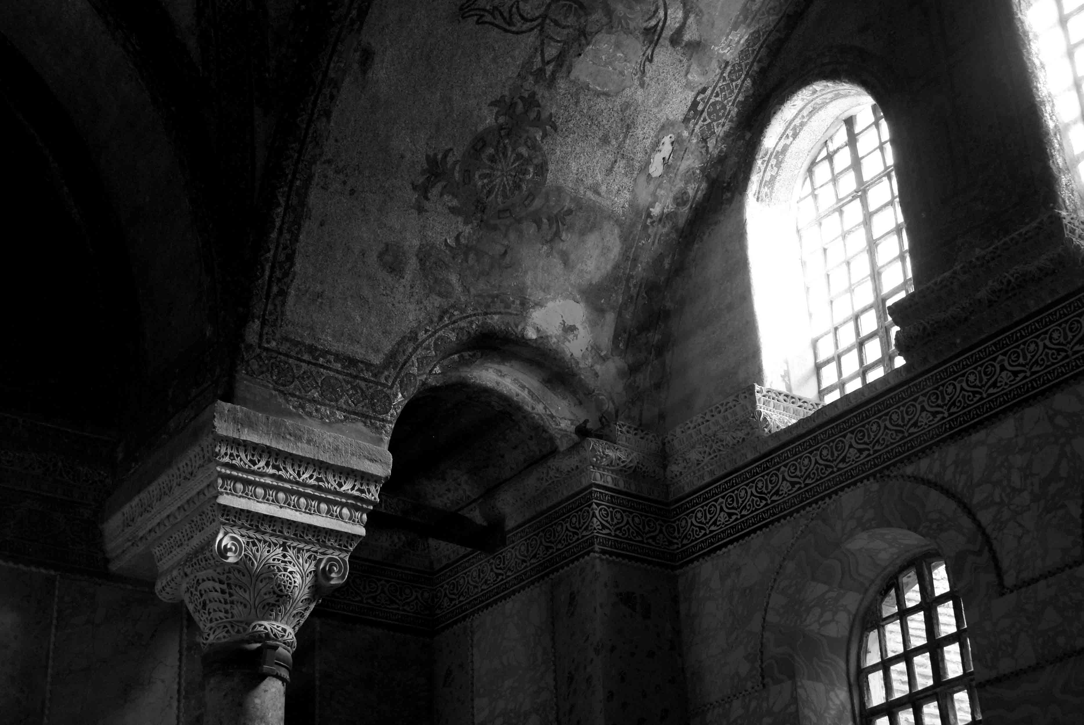 Window inside the Hagia Sophia