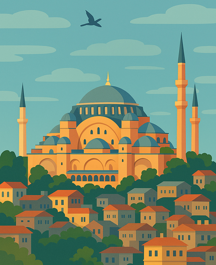 Image depicting a mosque in Istanbul