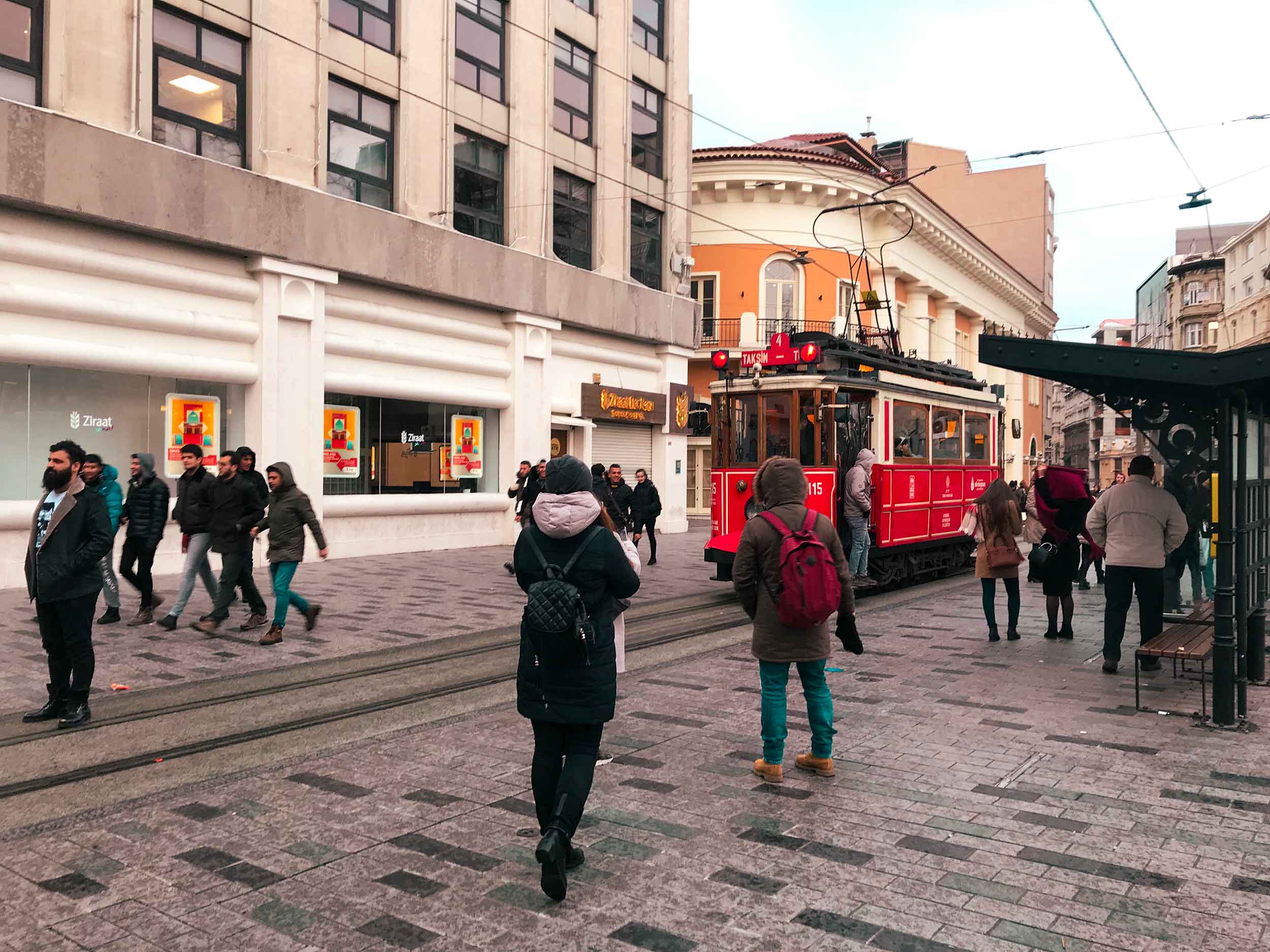 Istiklal Avenue in Istanbul